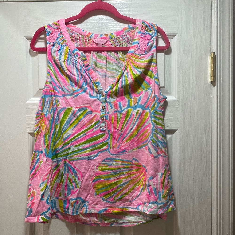 Lilly Pulitzer Cotton Essie top